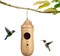 Hummingbird House Boxwood Hummingbird Nest Bird House for Outdoor Hanging Decor